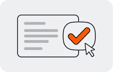 A draft reply waiting for an approval click